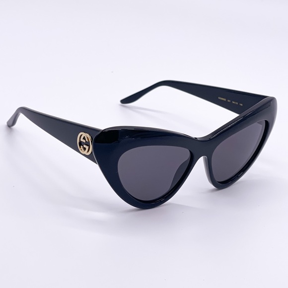 NEW GUCCI GG0895S 001 BLACK CAT EYE WOMEN’S SUNGLASSES GUCCI - Picture 8 of 15